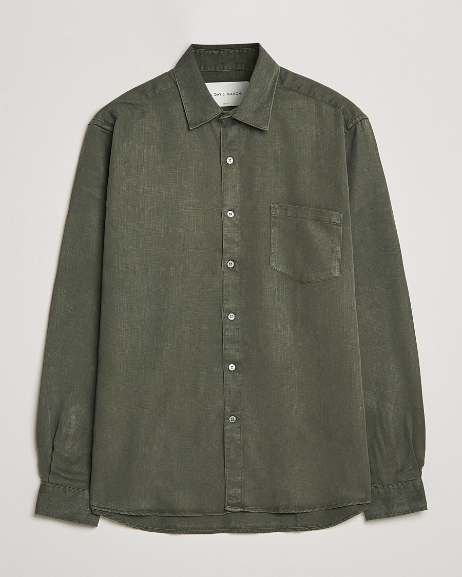A Day's March Daintree Lyocell Shirt Olive