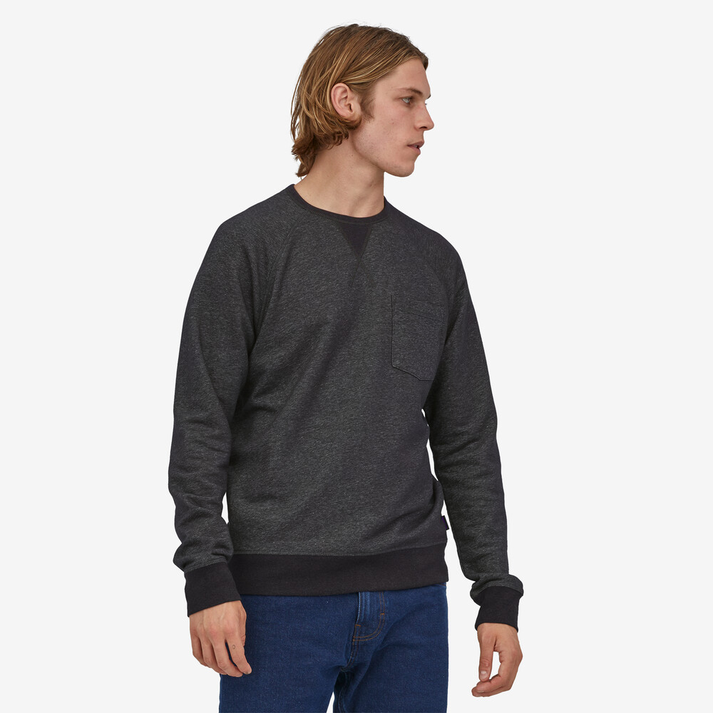 Mahnya Fleece-Sweatshirt mit Rundhalsausschnitt für Herren