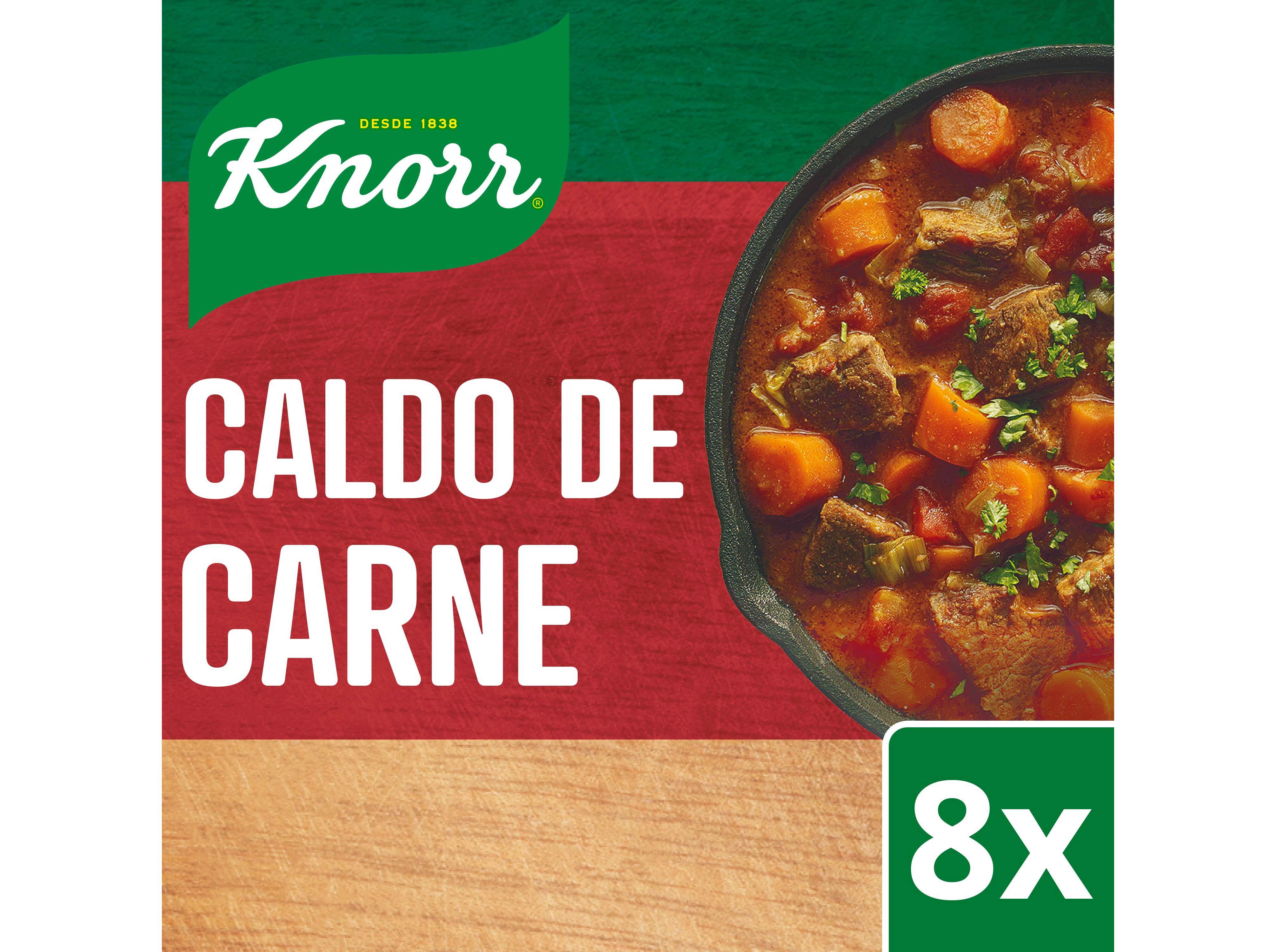 CALDO KNORR CARNE 8 CUBOS 80G