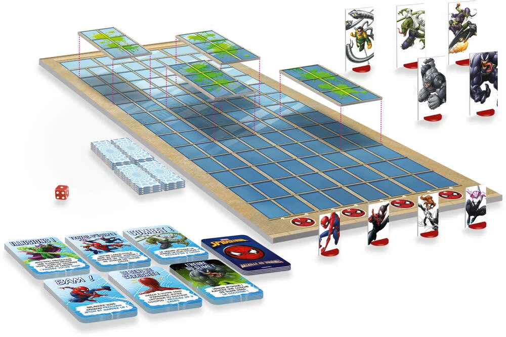 SPIDERMAN - BATAILLE AU SOMMET - JEU DE PLATEAU