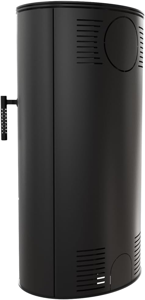 KRATKI Kaminofen aus stahl ROLLO bereit Satz Ø 150 7 kW mit Raumluftunabhängig, Bblass Verkleidung, freistehend, BImSchV 2, Staubauslass, 150 mm, EEK A Kaminofen HKI