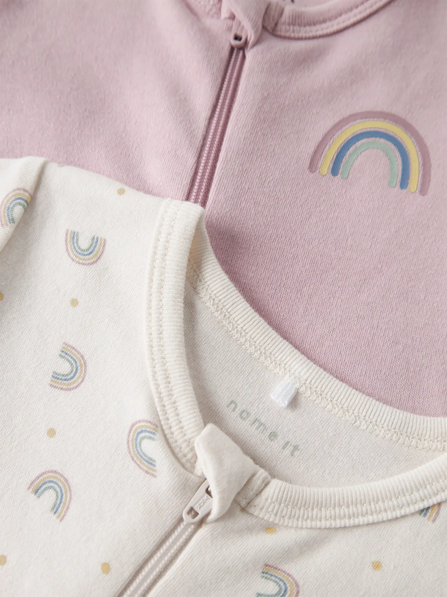 Nightsuit 2-Pack Zip Jet Rainbow