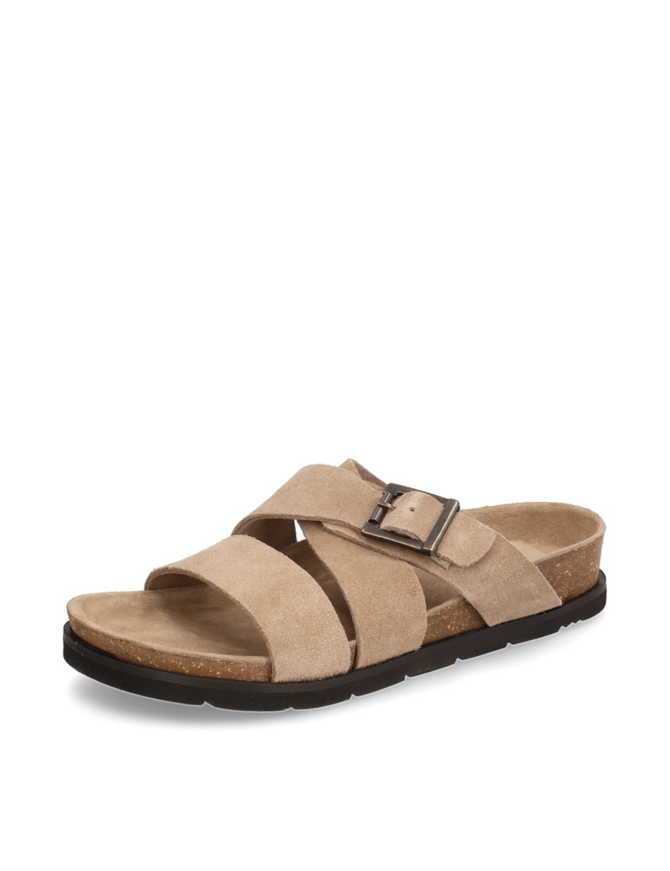 Veloursleder Pantoffel