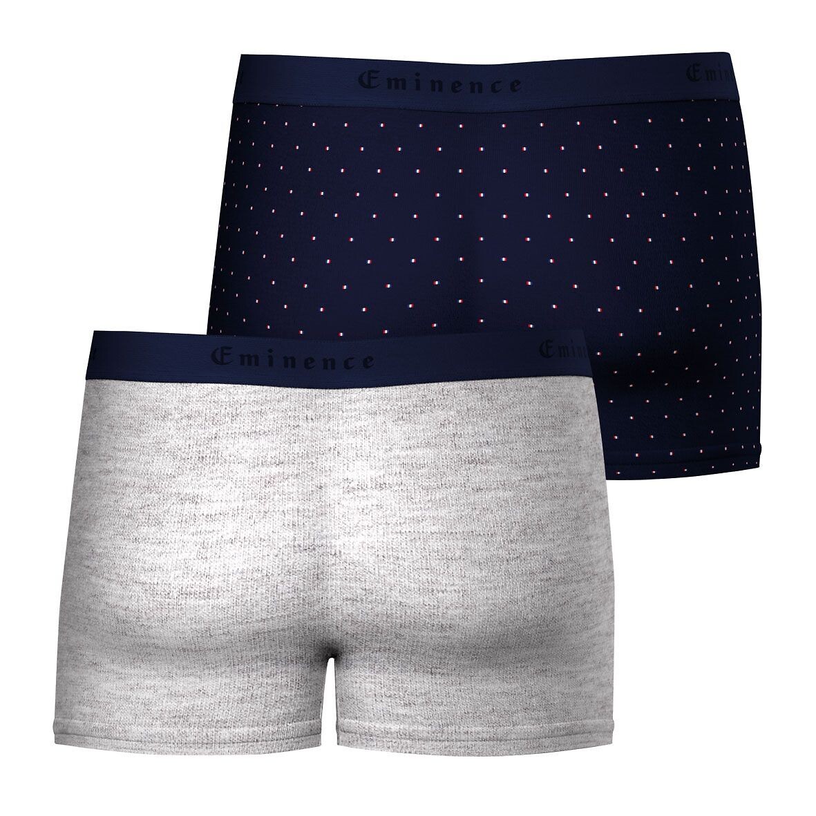 EMINENCE<br>Conjunto de 2 cuecas boxer, fabricadas na França