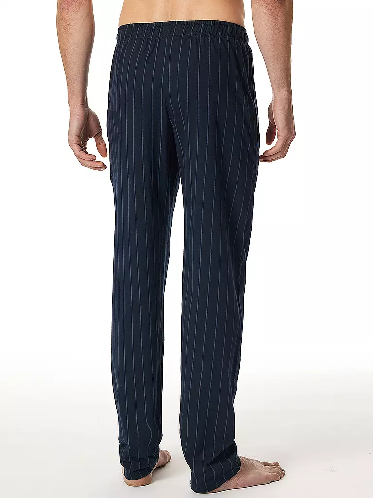 SCHIESSER Pyjama Hose  blau