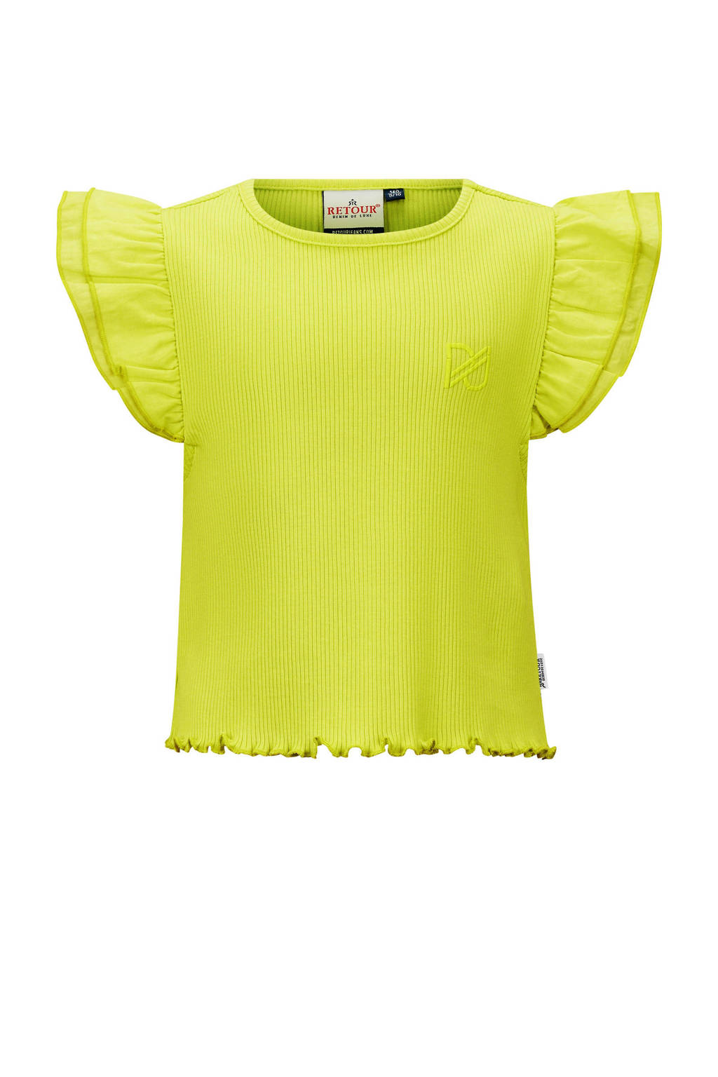 Retour Jeans top Royce neon geel