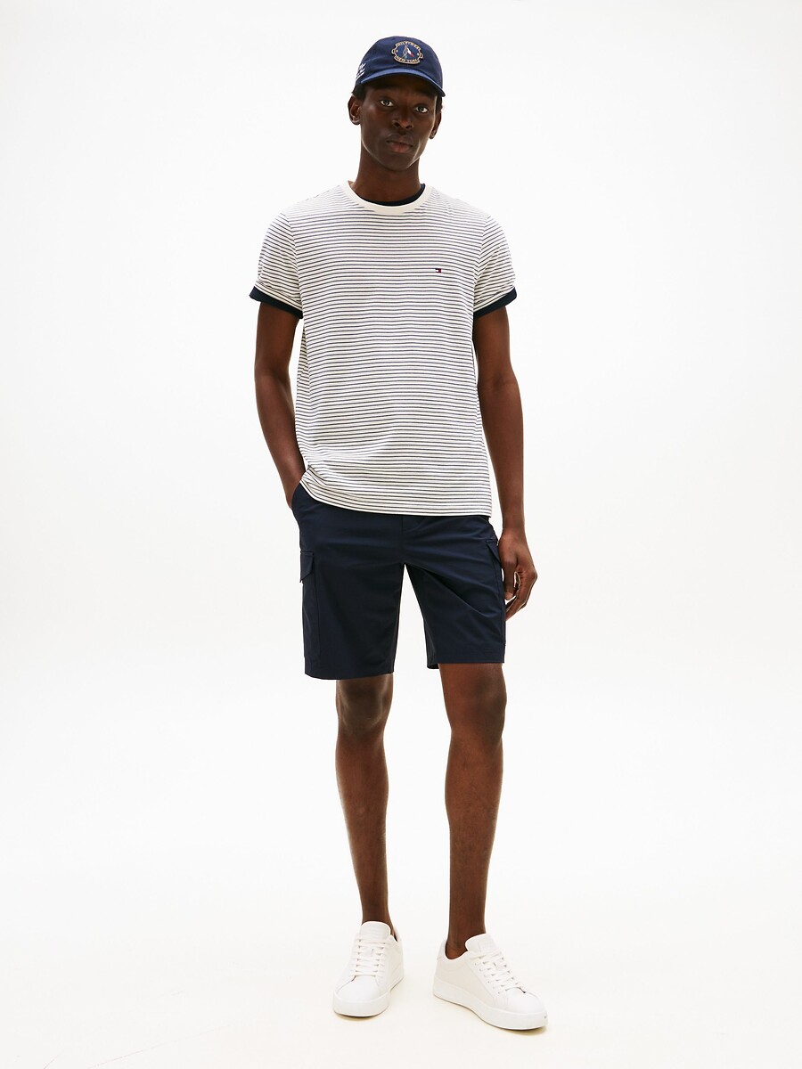 TOMMY HILFIGER<br>Camiseta grossa e reta