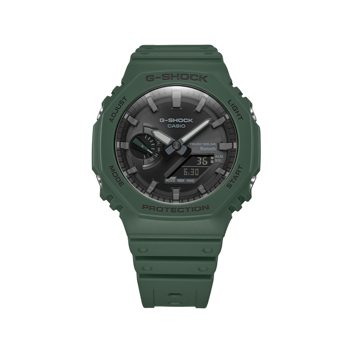 Montre G-SHOCK homme bracelet résine vert sapin
