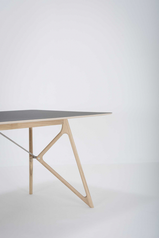 Gazzda Tink Tafel linoleum 180x90 whitewash Dark Olive
