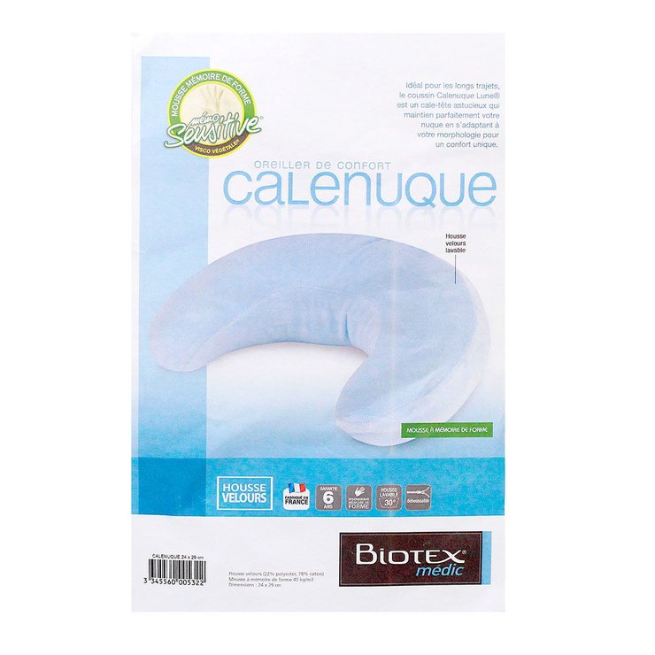 Biotex oreiller confort cale-nuque