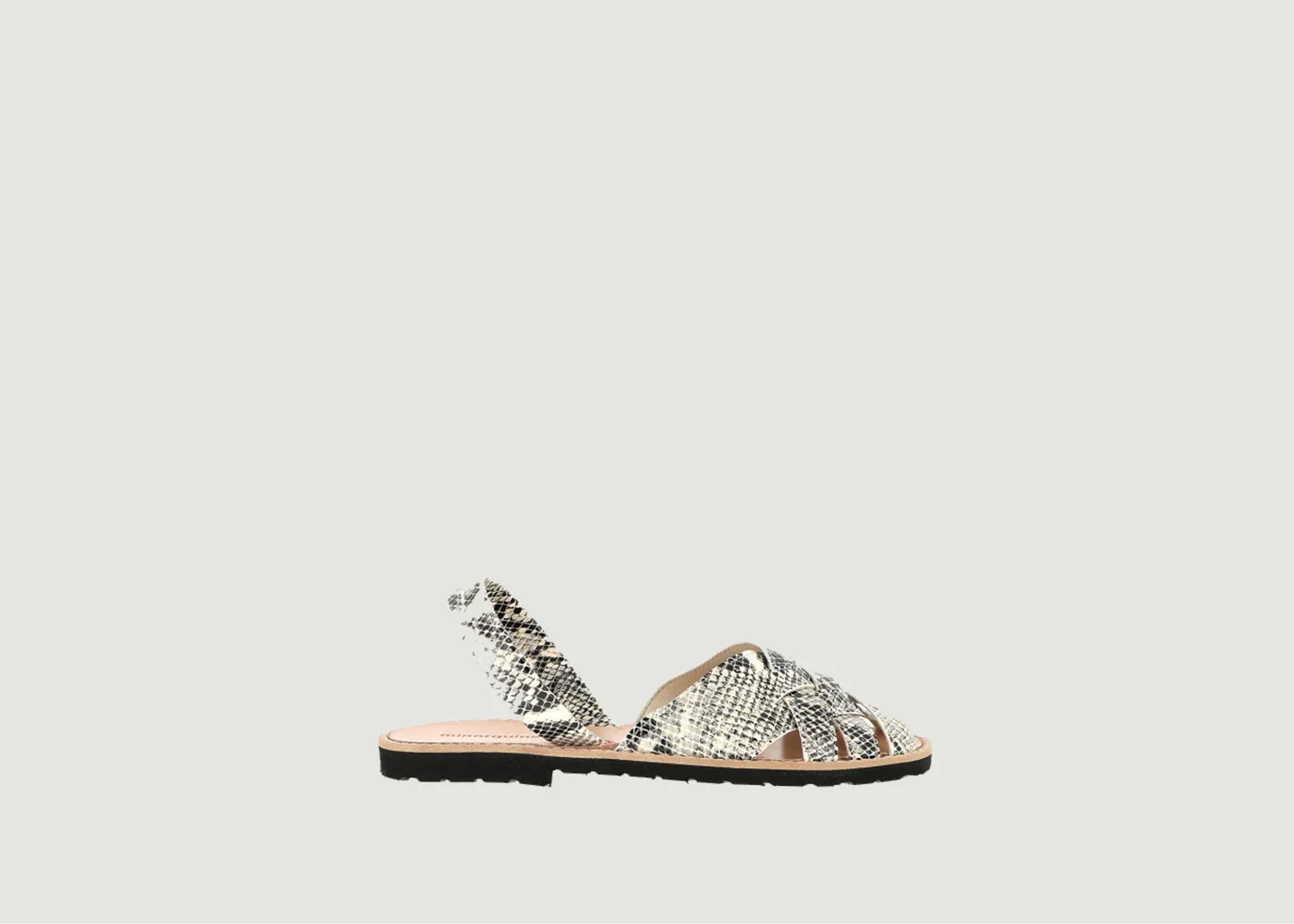 Sandales Avarca Compostelle Reptile Minorquines