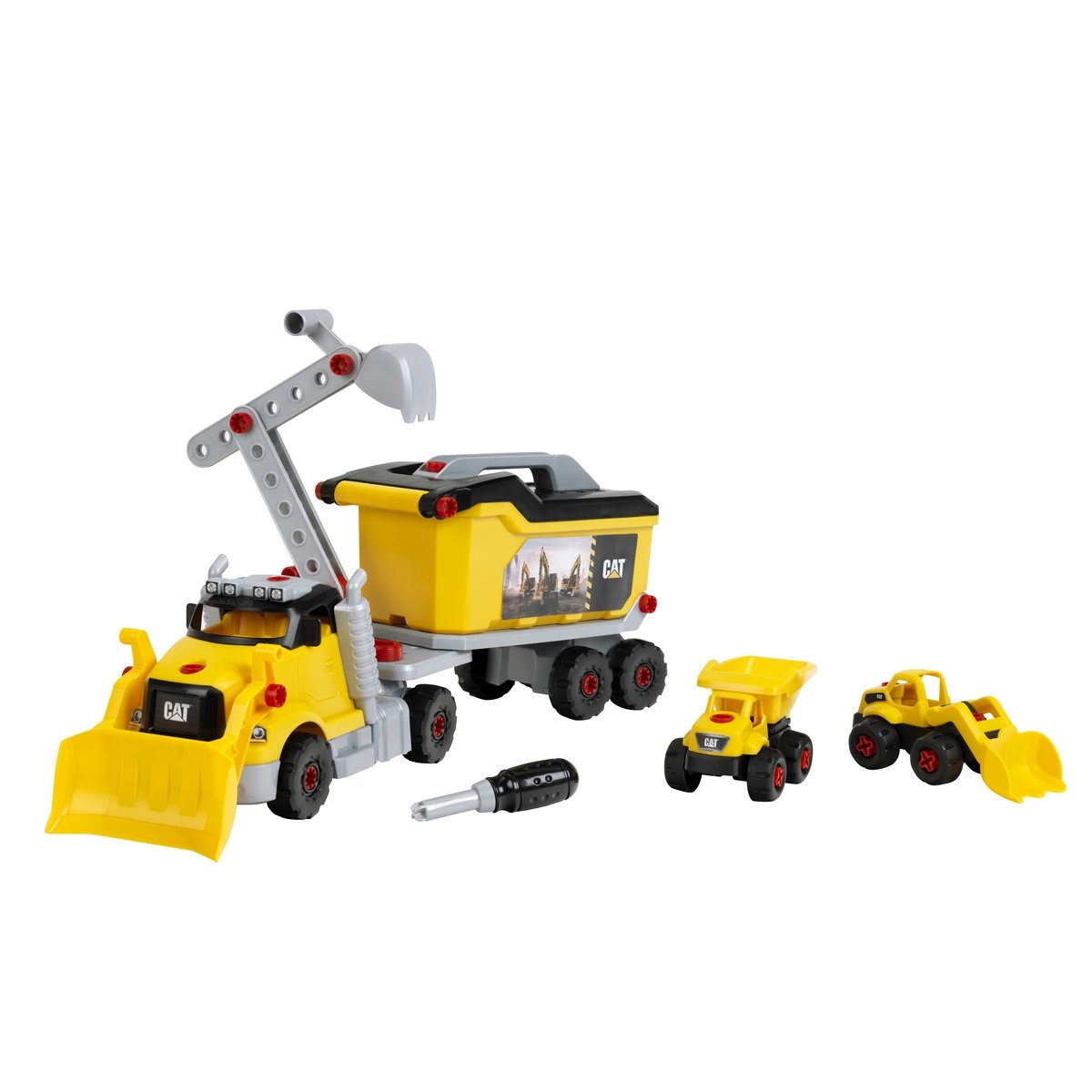 Ensemble Camion 4 en 1 Caterpillar