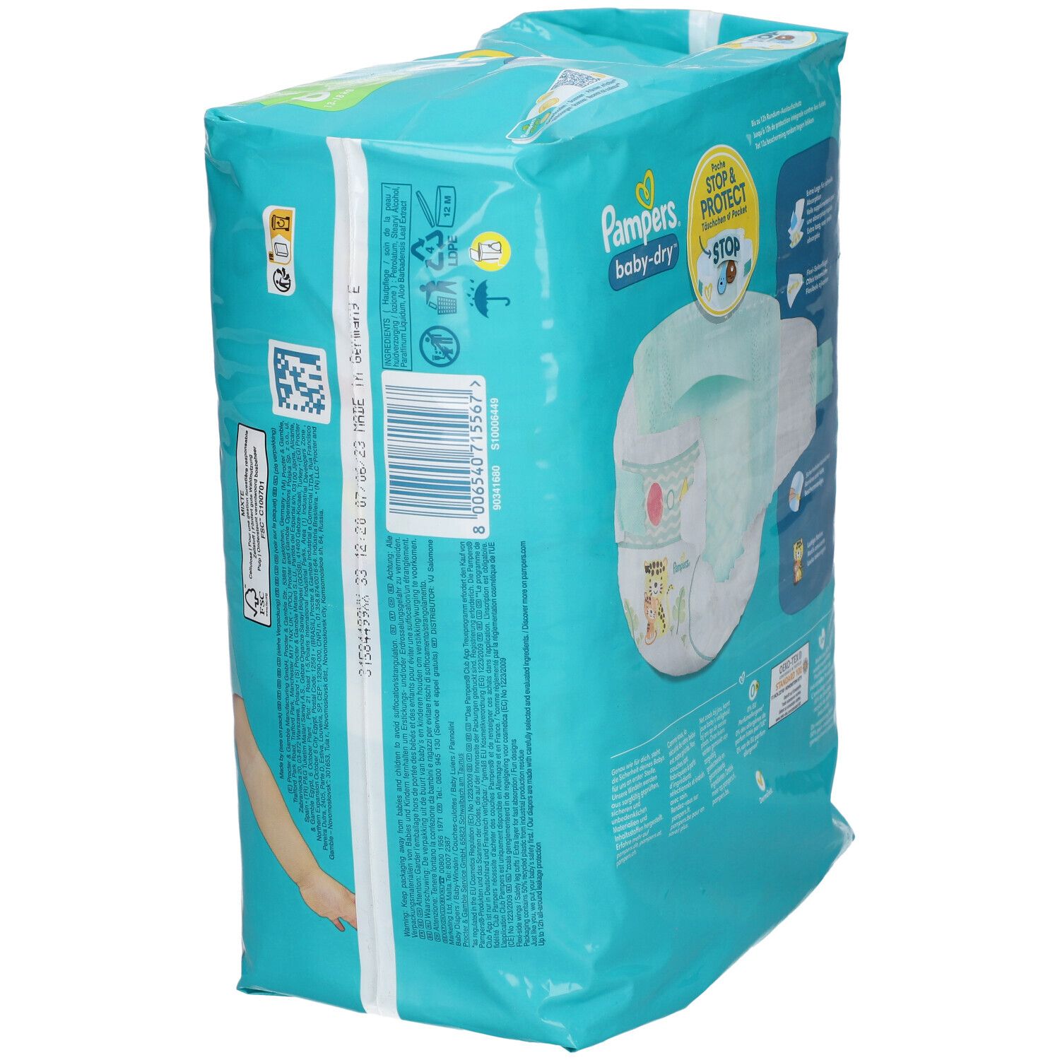 Pampers® baby-dry™ Windeln Gr.6 Extra Large 13-18kg Single Pack 22ST