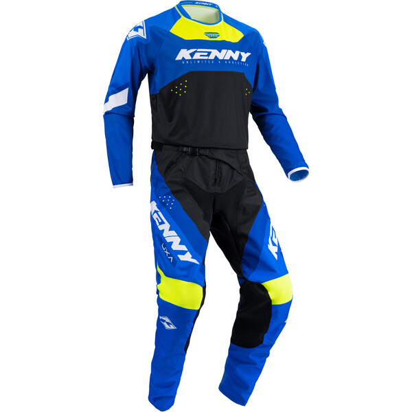 Kenny - Maillot Force - 2023 Bleu / Blanc / Jaune