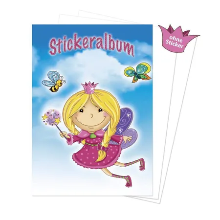 Avery Zweckform Z-Design 57798 Kinder Sticker Sammelalbum, Prinzessin, 1 Stück/1 Stück