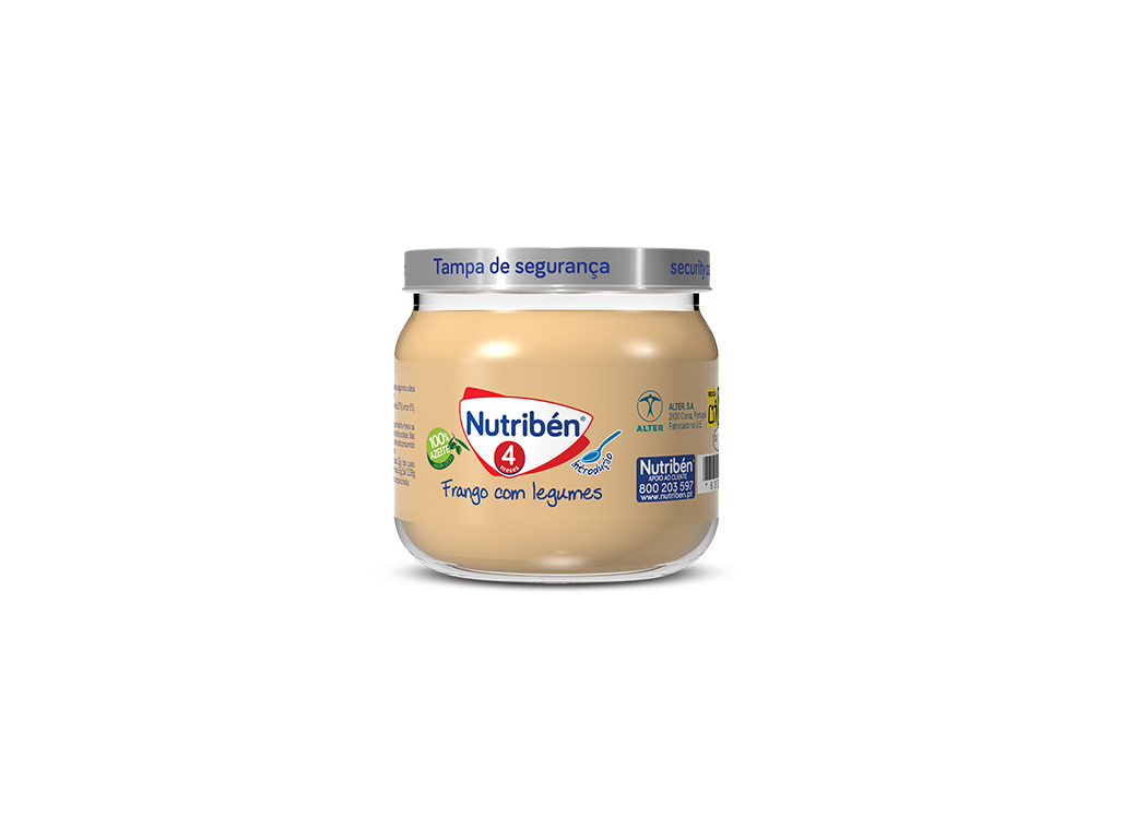 BOIÃO NUTRIBEN FRANGO LEGUMES 120G