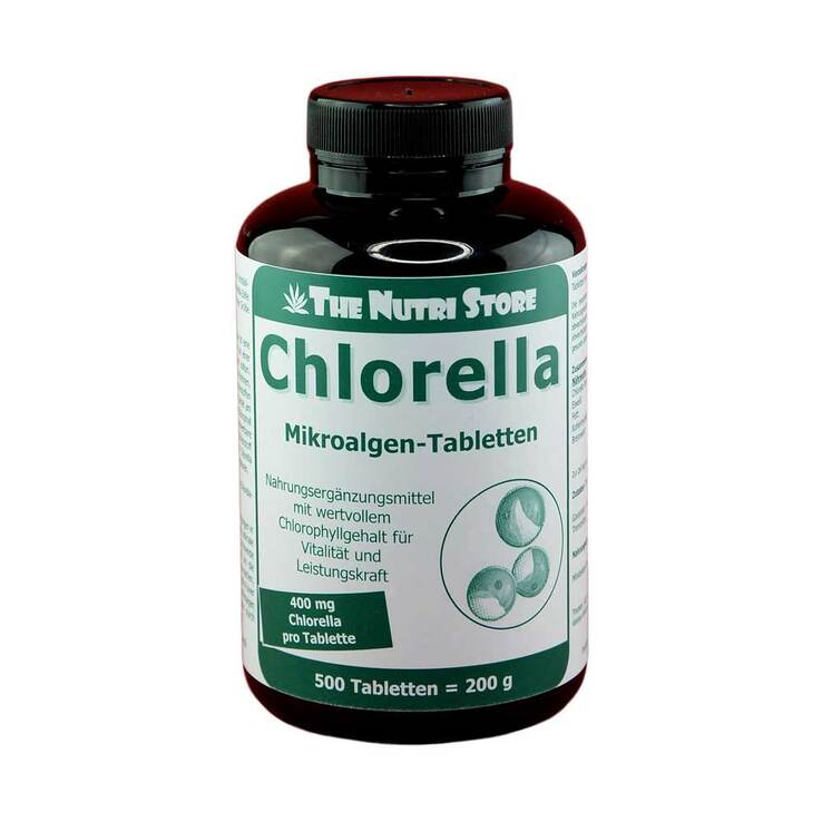 Chlorella Mikroalgen 400 mg Tabletten, 500 St
