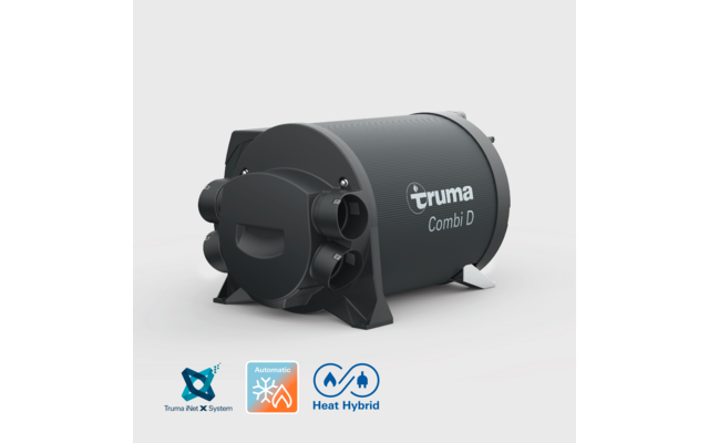 Truma Combi D 6 E iNet X Panel Diesel- und Strombetrieben