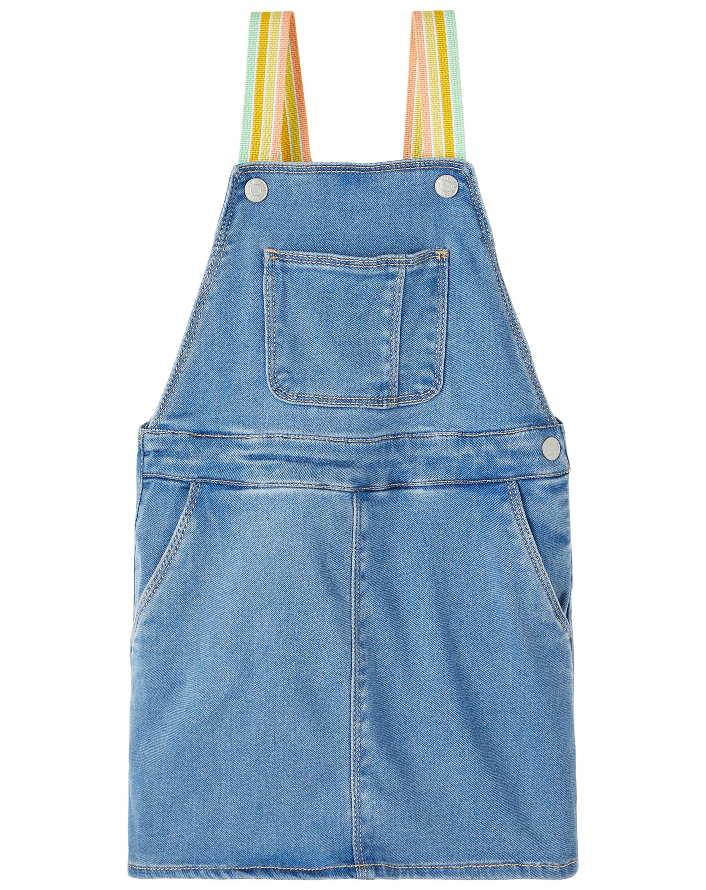 Jeans-Latzkleid NMFFRO DNM in medium blue denim