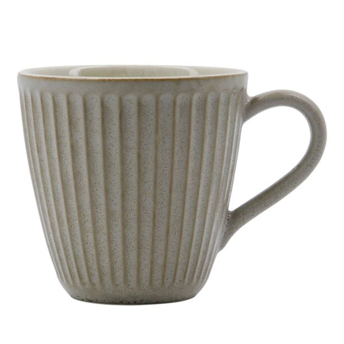 Pleat tekopp, grå/brun
