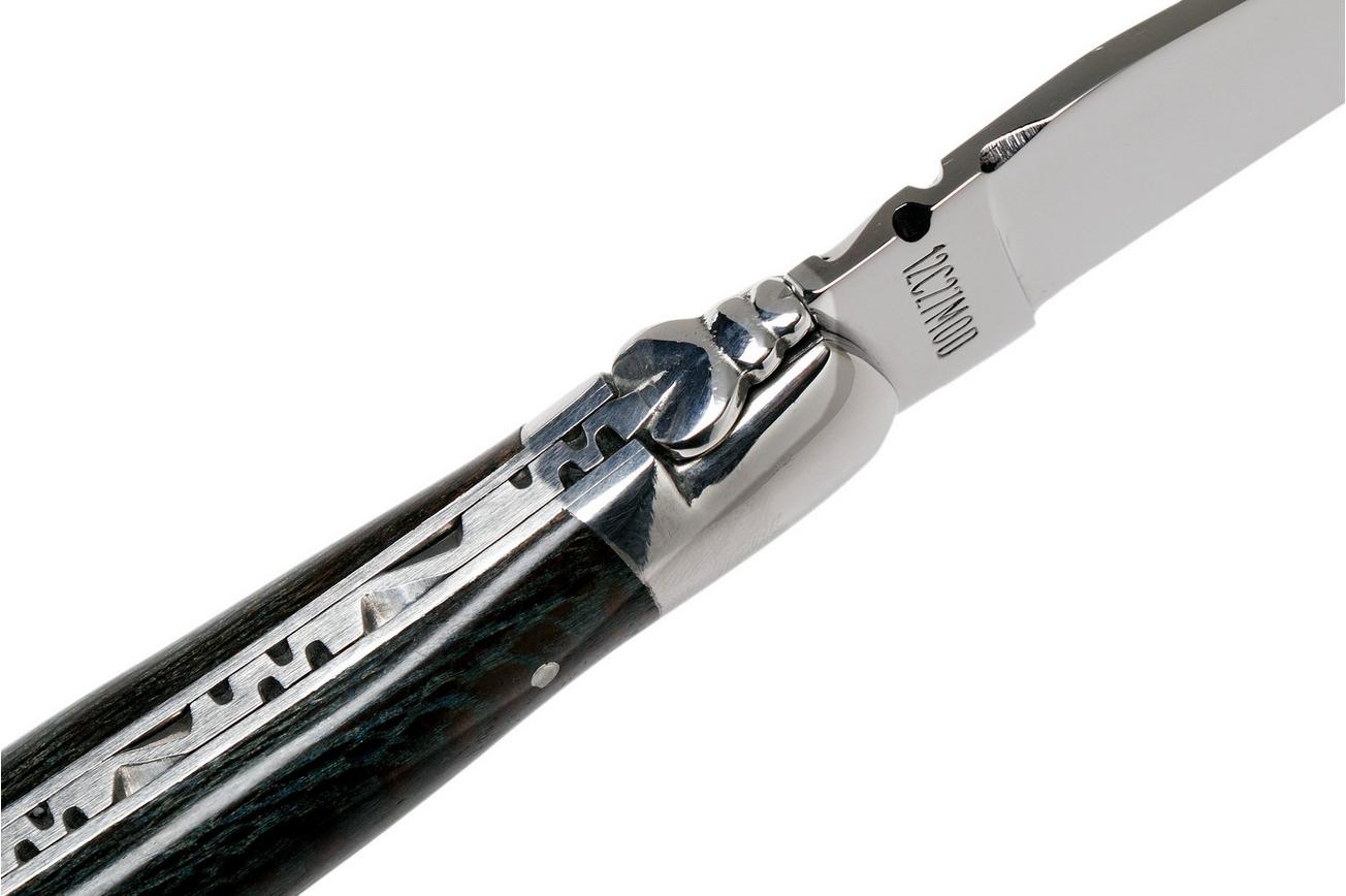 Laguiole en Aubrac Classic 12cm blauw plataan L0212PYBI/FSJ1