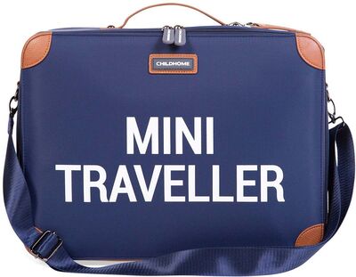 Childhome Mini Traveler Koffert, Navy/White