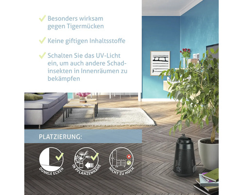 Biogents BG-Home Elektrische Muggenval voor Binnen 10 W