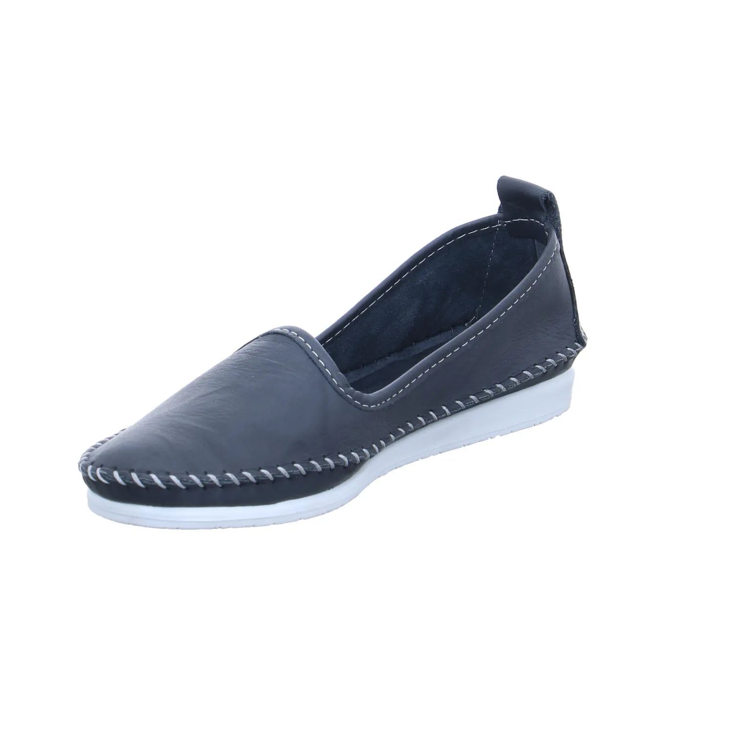 ANDREA CONTI Ballerina Blau Leder