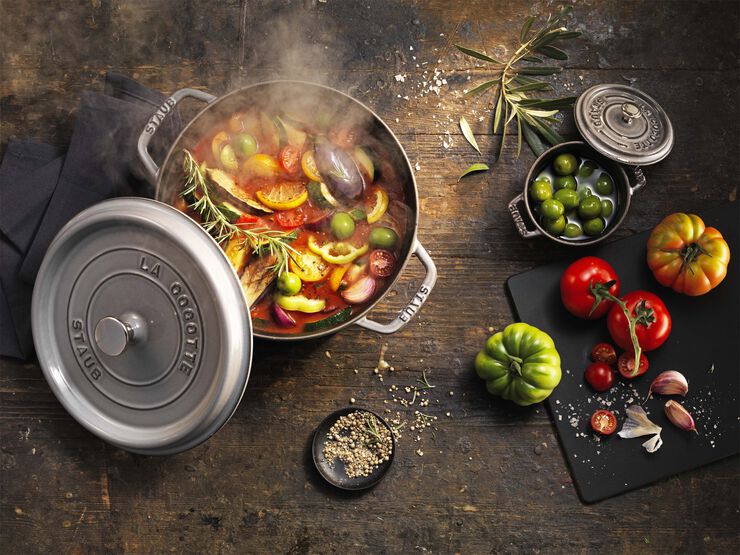 Staub La Cocotte 28 cm grå Grå