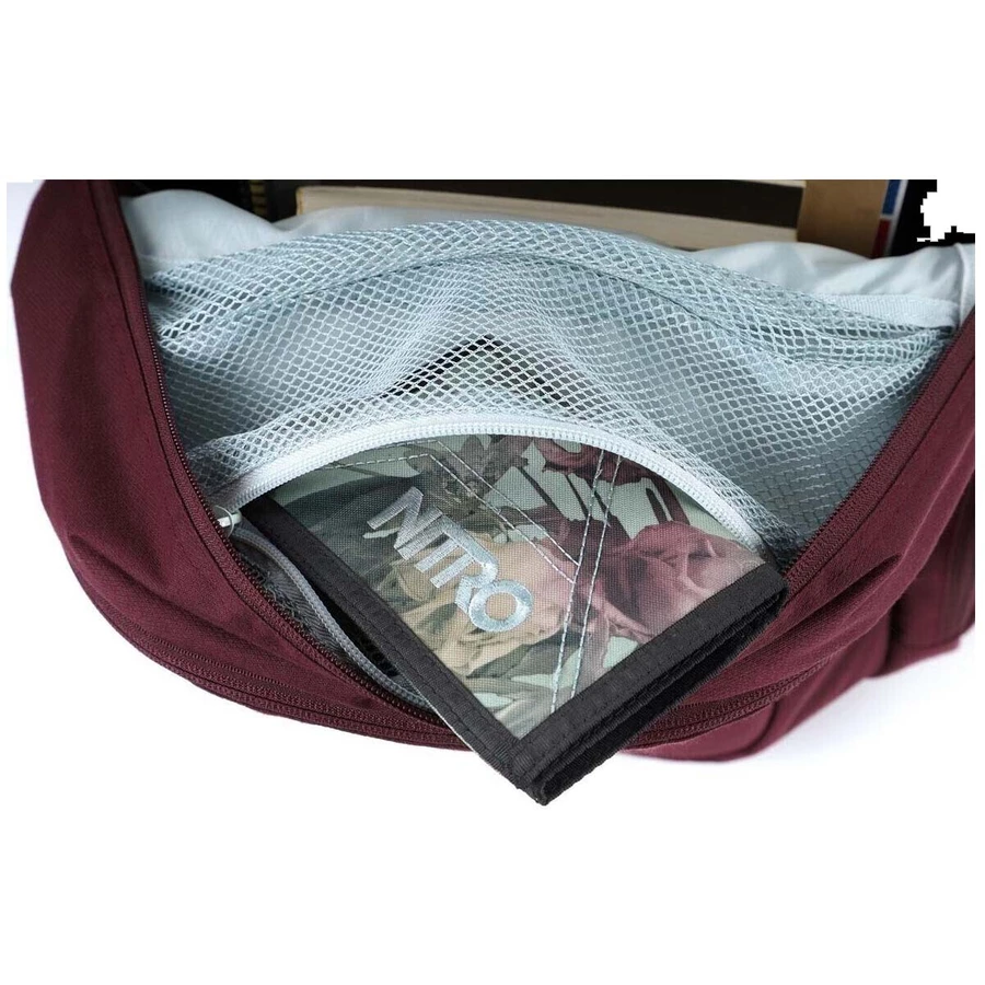 Nitro Hero - Laptoprucksack 17 52 cm wine