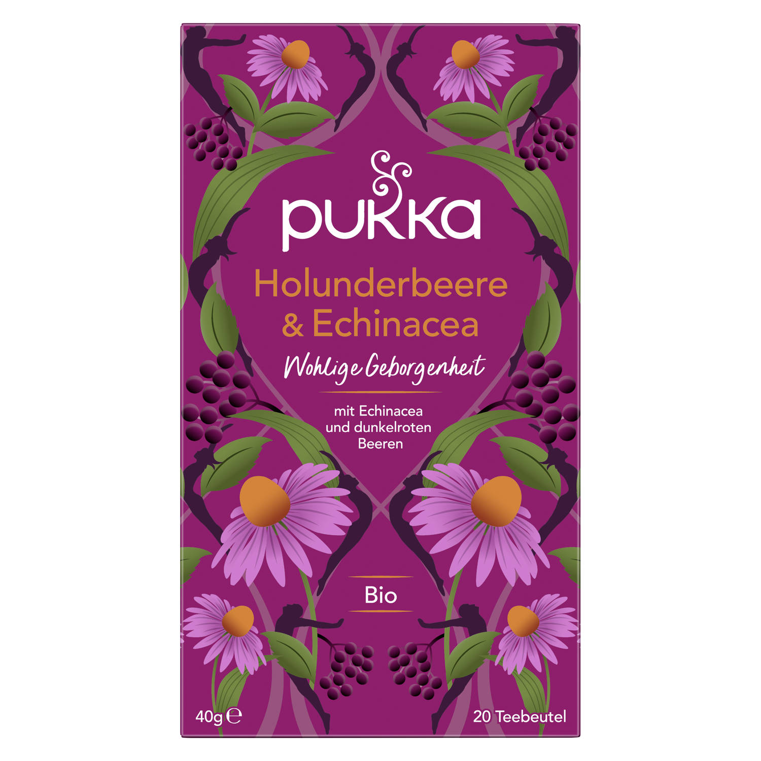 PUKKA Holunderbeere & Echinacea Tee<br>20 Stück, Beutel, TEES, Bio