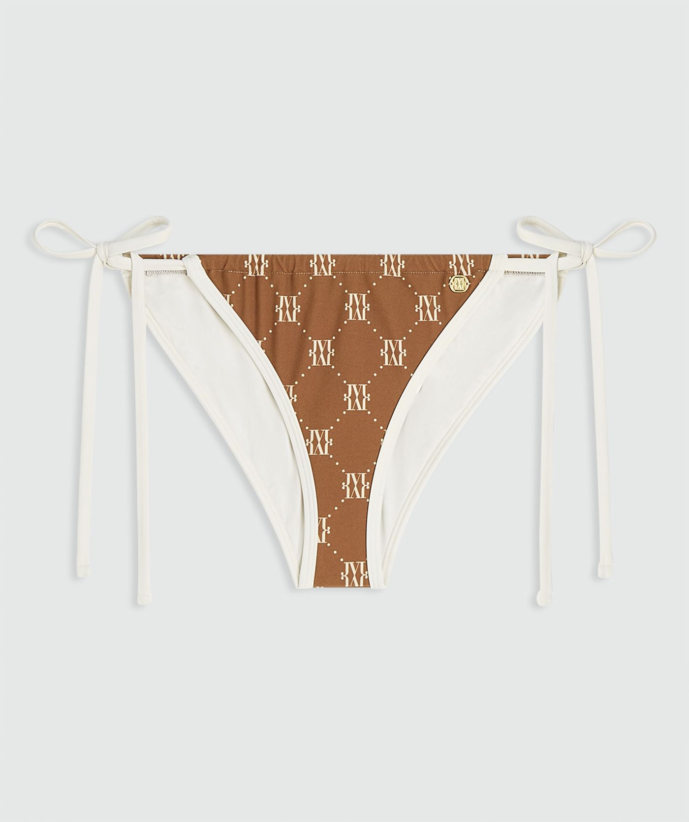 JV-HARLOW mid rise bikinibroekje - brown ecru