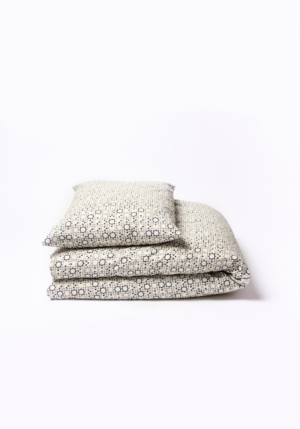 Journey Living Duvetbezug Marrakech Ecru Midnight Blue