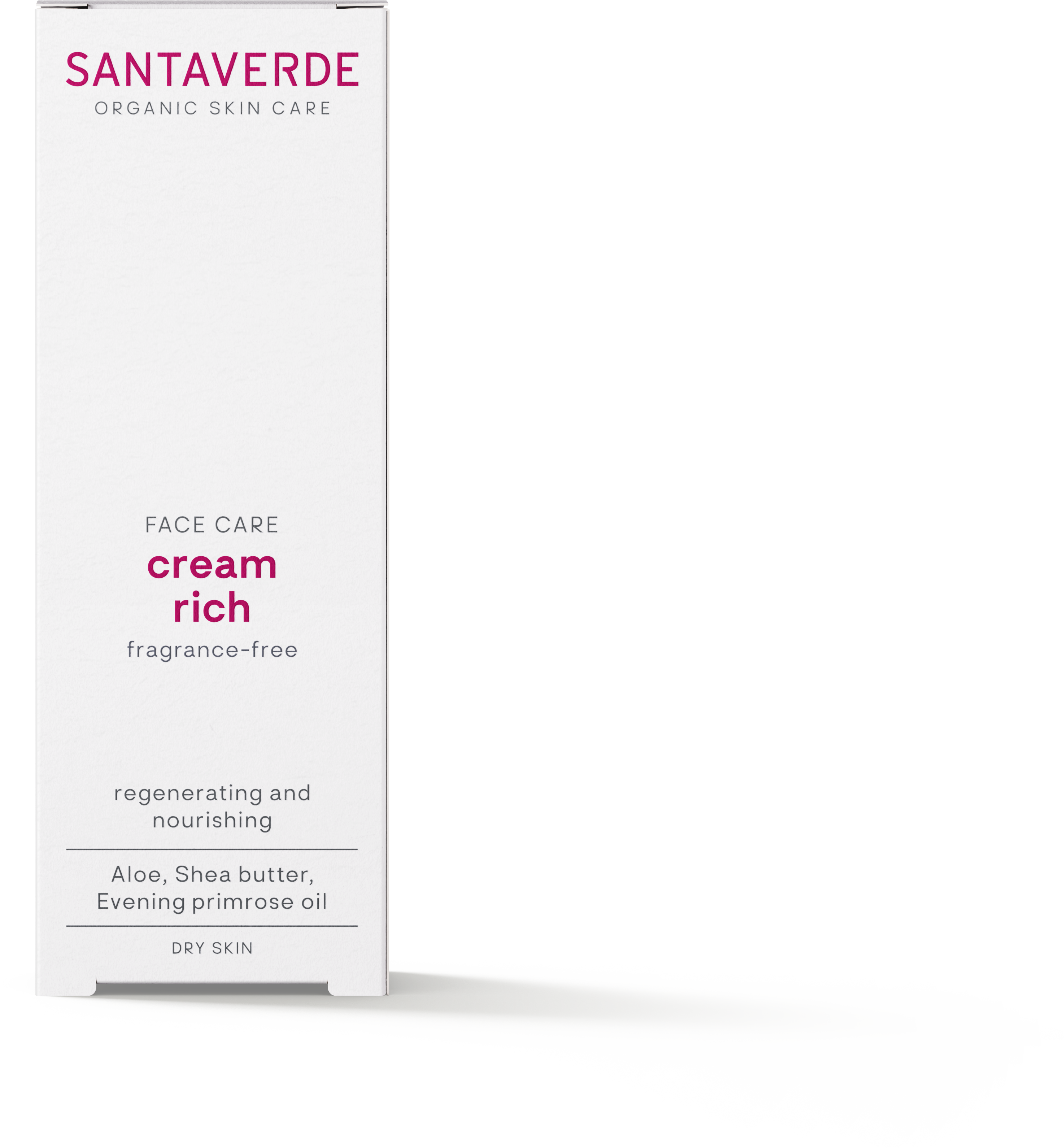 SANTAVERDE  FACE CARE cream rich fragrance-free, 30 ml