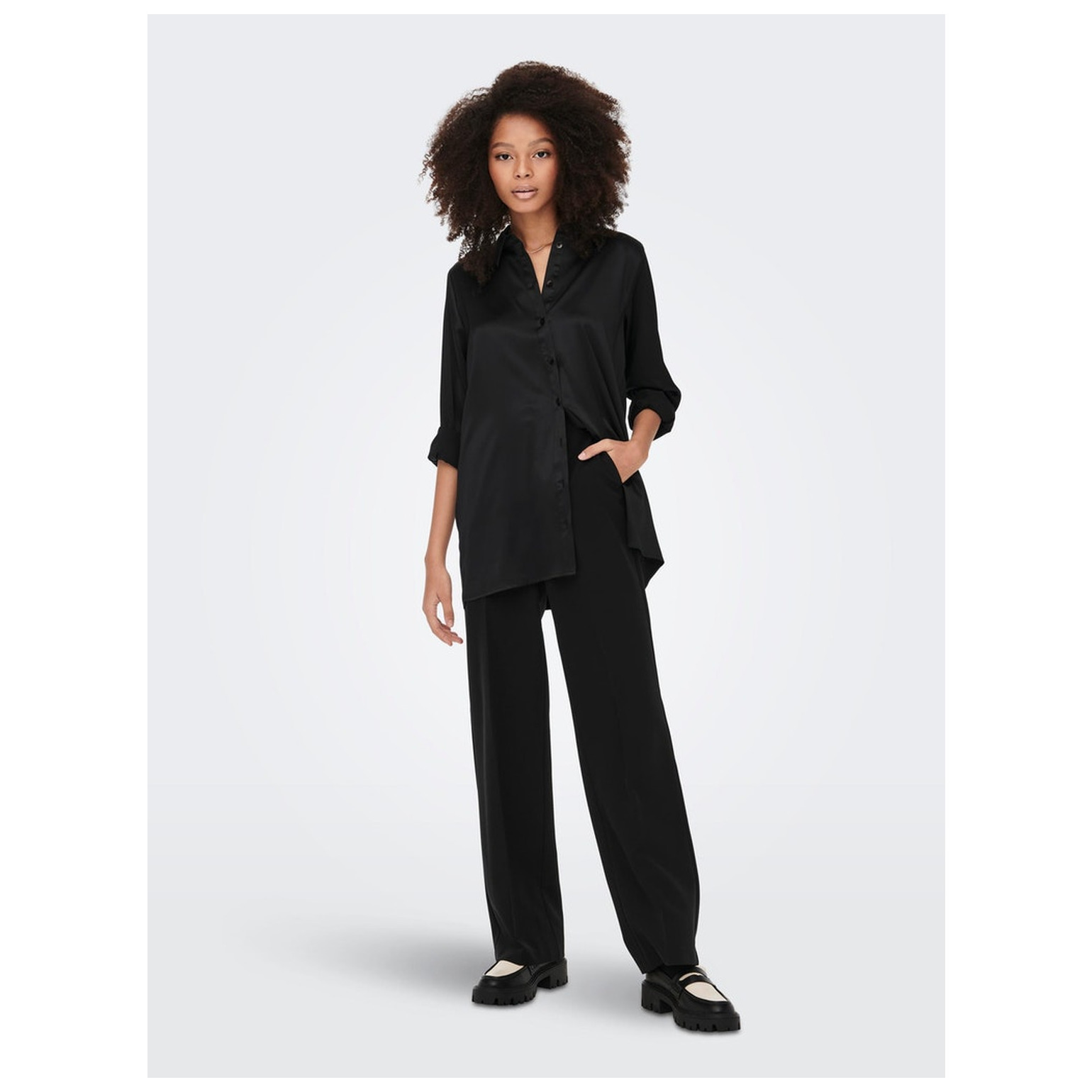 Only ONLVICTORIA LS LOOSE SATIN SHI