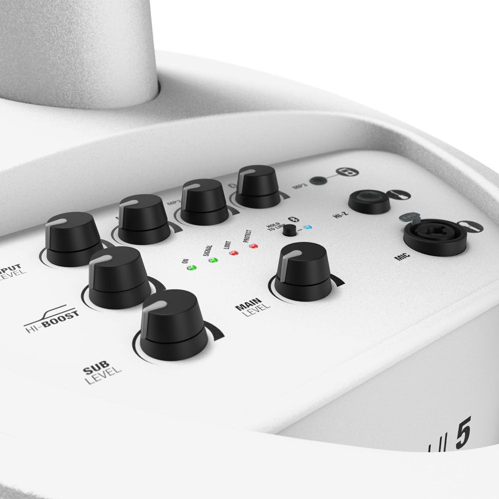 LD Systems MAUI 5 mobiel column PA-systeem wit