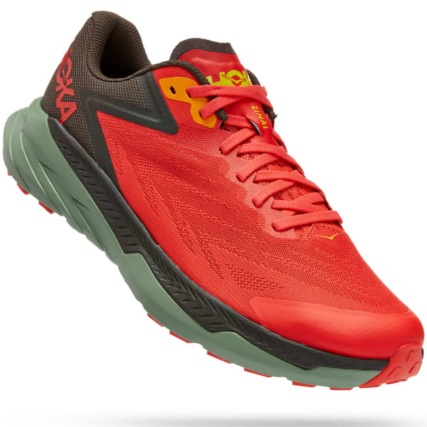 Chaussure trail HOKA ONE ONE ZINAL FIESTA/BLACK OLIVE