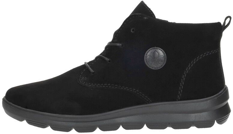 Rieker Veterschoenen Hoog zwart