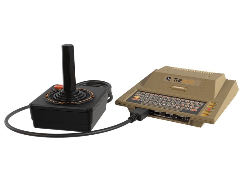 GAME Spielkonsole Atari THE400 Mini Atari bringt das Computerzeitalter nach Hause. Nochmal!