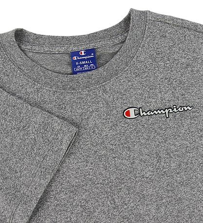 Champion Fashion T-Shirt - Graumeliert m. Logo
