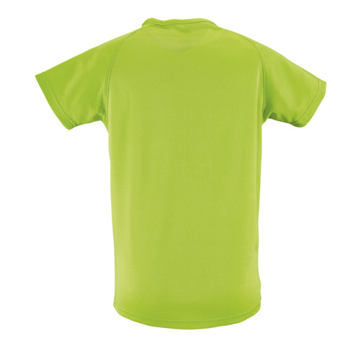 Camiseta esportiva com mangas raglan