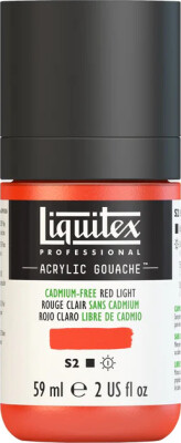 Liquitex - Gouache Akrylmaling - Cadmium Free Red Light 59 ML
