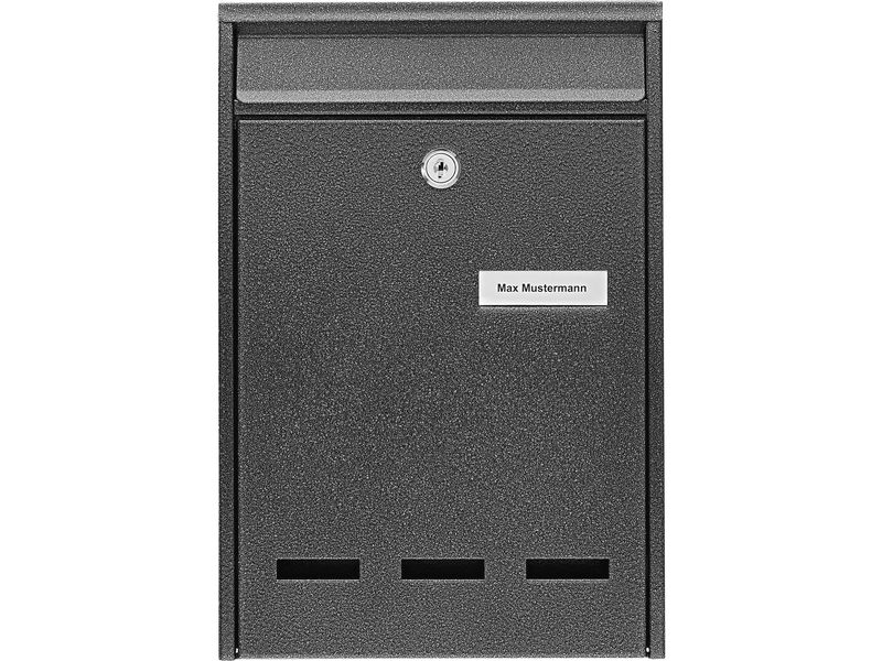 Burgwächter Briefkasten POCKET 5871 E Schwarz Briefkasten