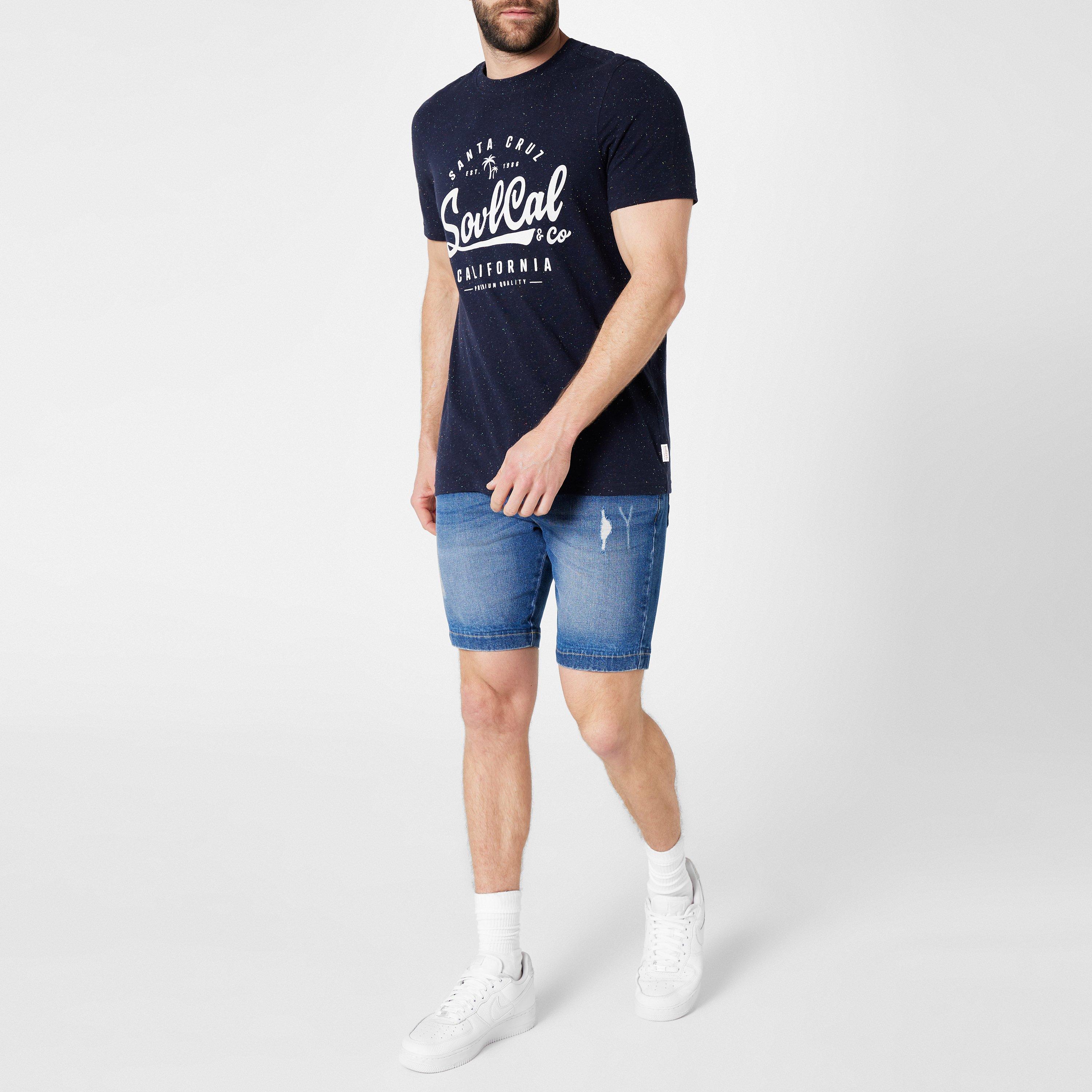 SoulCal Textured Flecked T Shirt