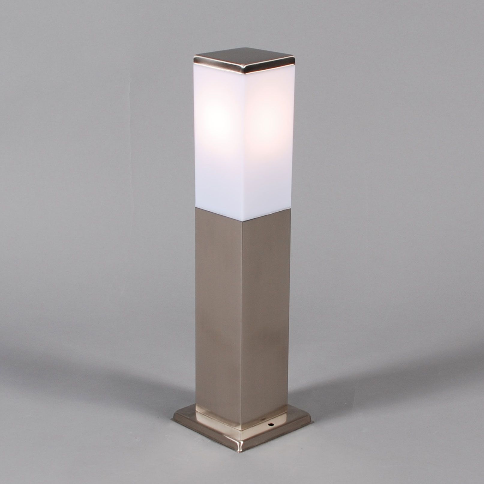Buitenlamp staal 45cm IP44 - Malios met grondpin en kabelmof