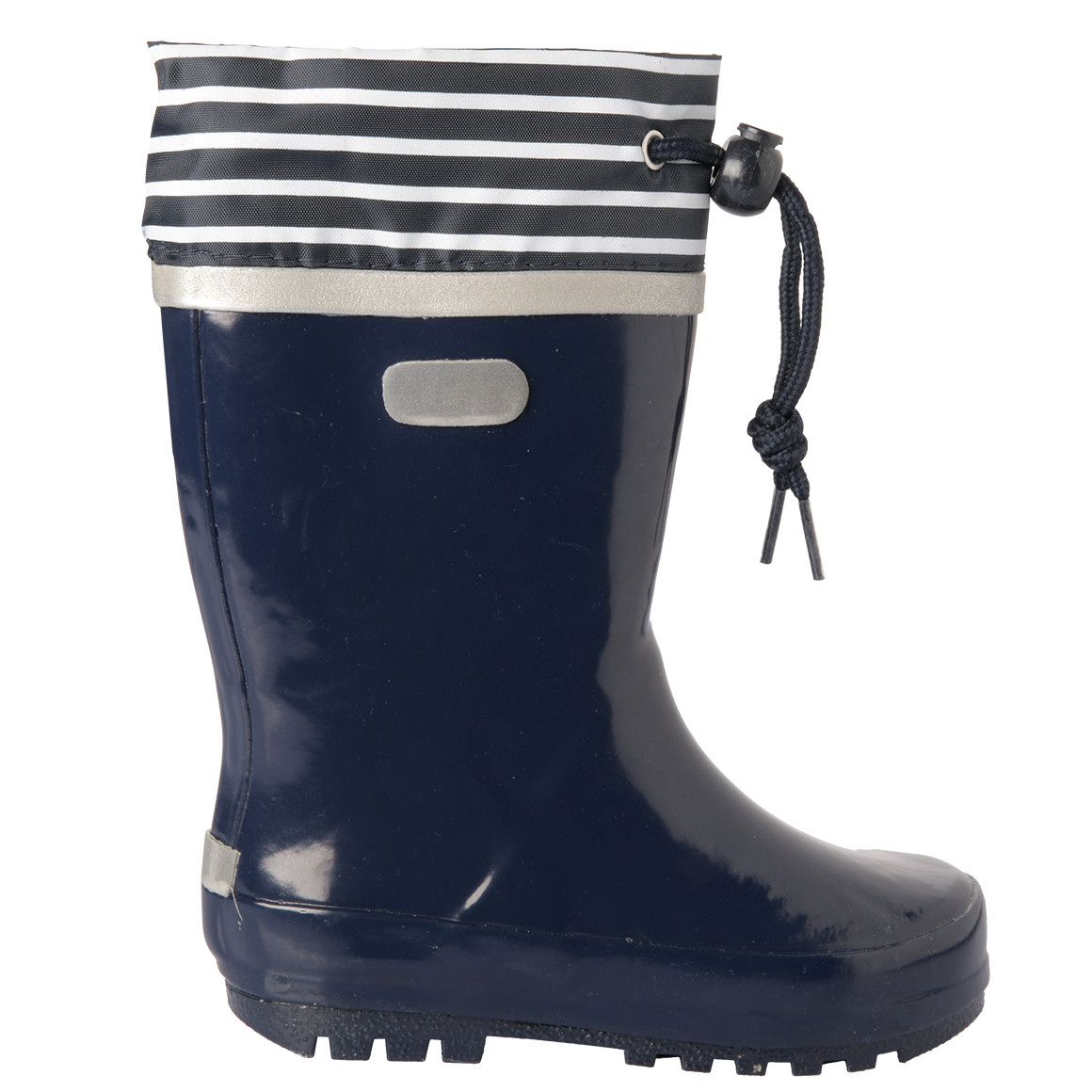 Topomini Baby Gummistiefel mit Tunnelzug dunkelblau