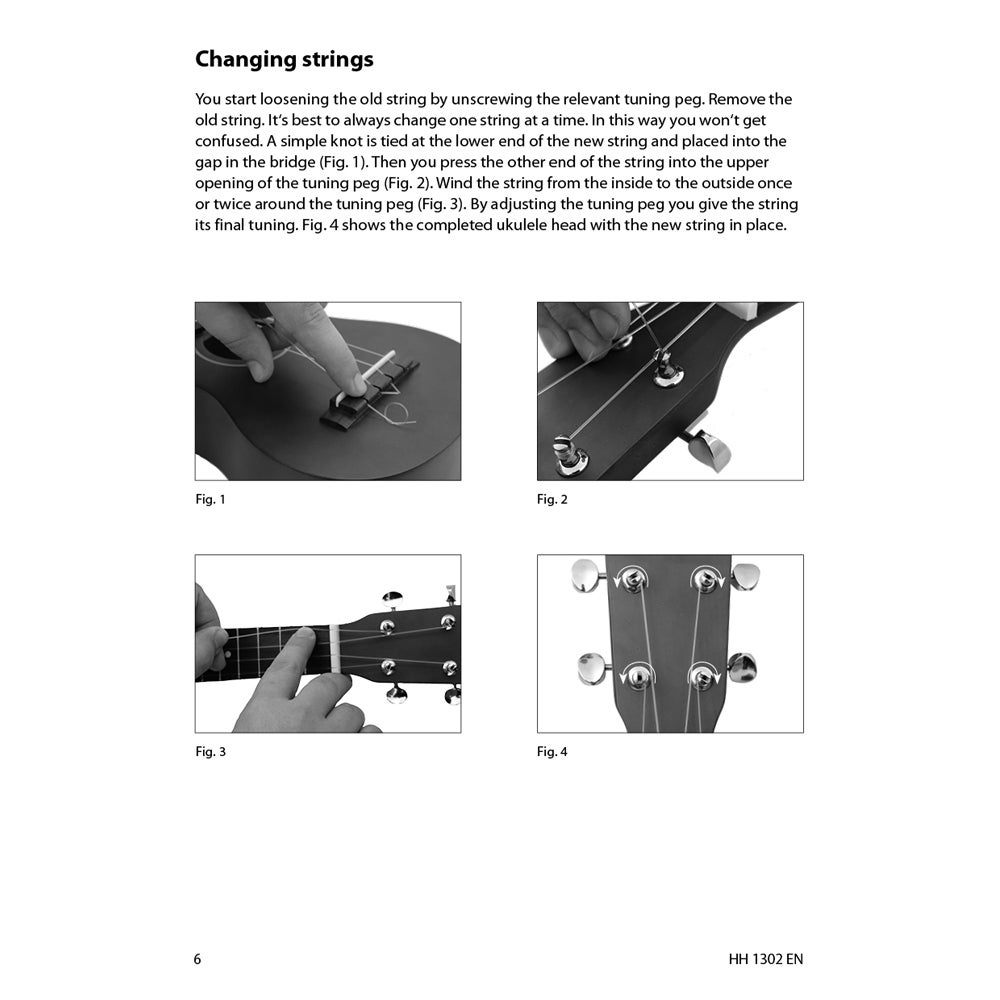Cascha HH 1302 EN Ukulele - Learn to play quick and easy