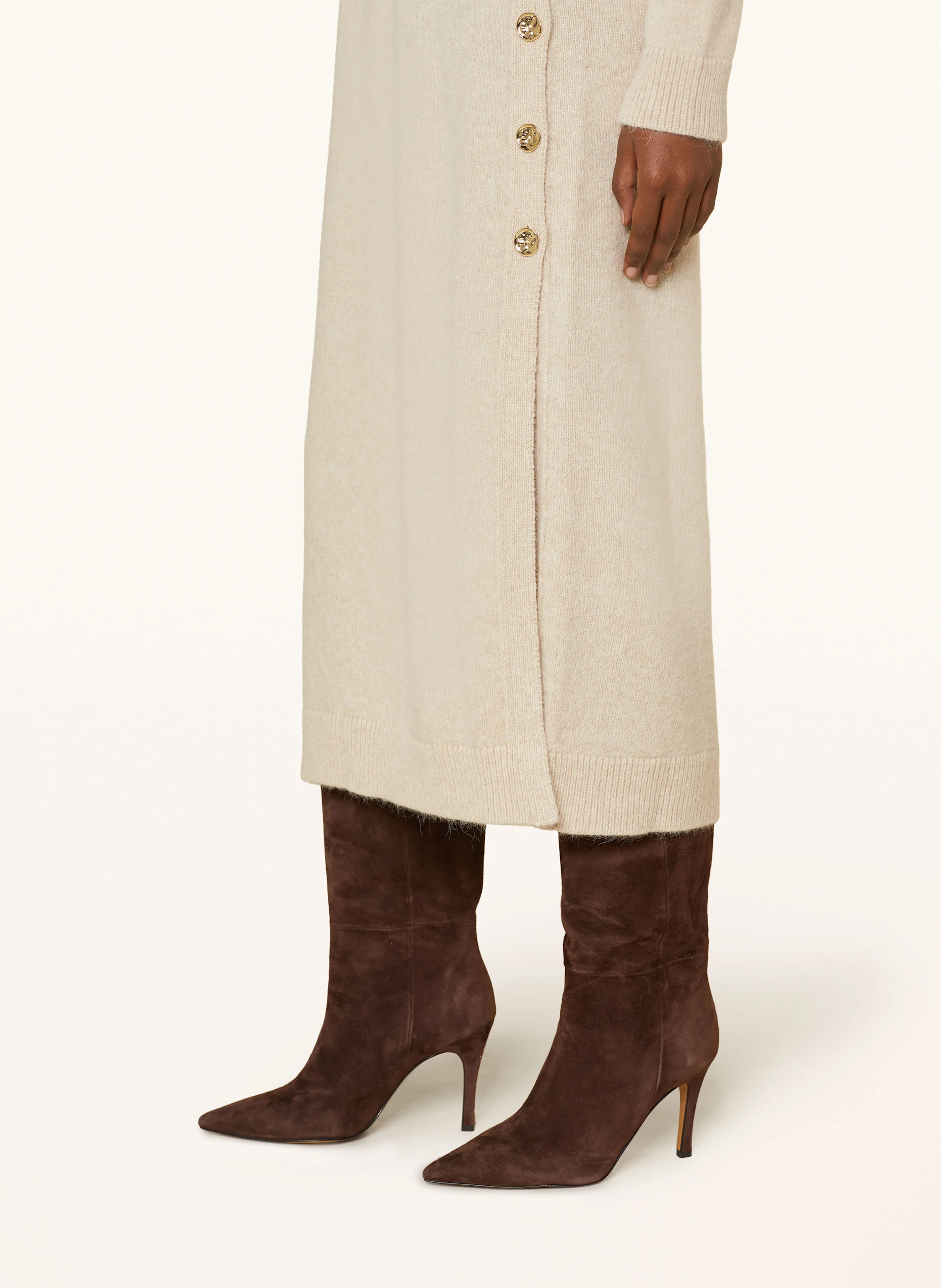 ba&sh Kleid DOREE mit Alpaka