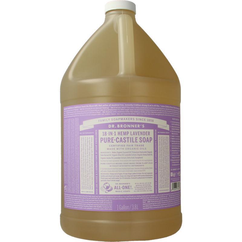 Dr Bronners Liquid Soap Lavendel 3785 ML