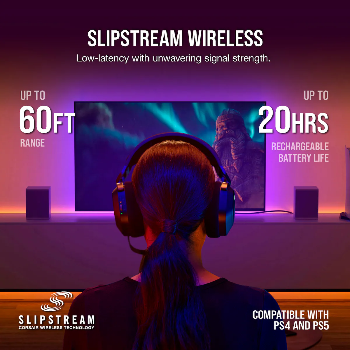 Corsair HS80 Wireless gaming headset